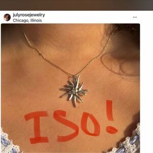 Edelweiss flower by Julyrose Jewelry